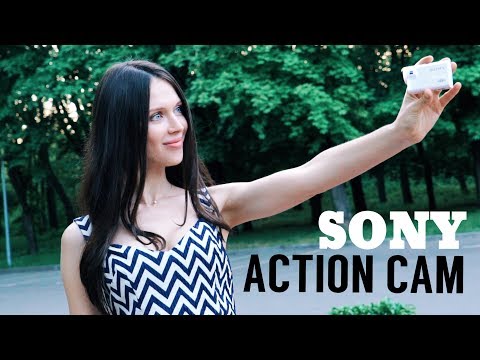 Экшн видеокамера Sony FDR-X 3000 белый - Видео
