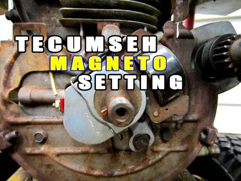 Tecumseh Ignition Magneto Setting & Tips