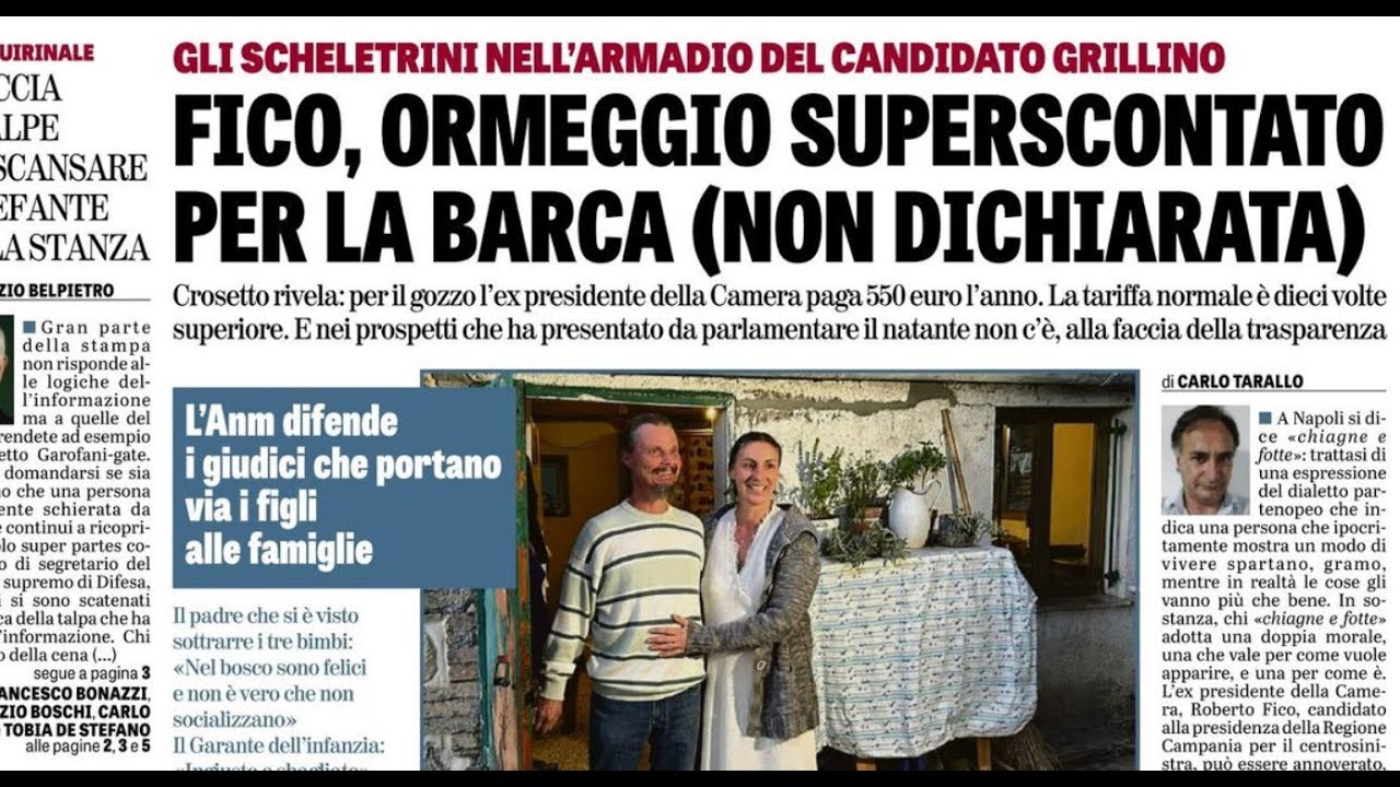 RASSEGNA STAMPA 22 NOVEMBRE 2025 QUOTIDIANI NAZIONALI ITALIANI  PRIME PAGINE DEI GIORNALI DI OGGI