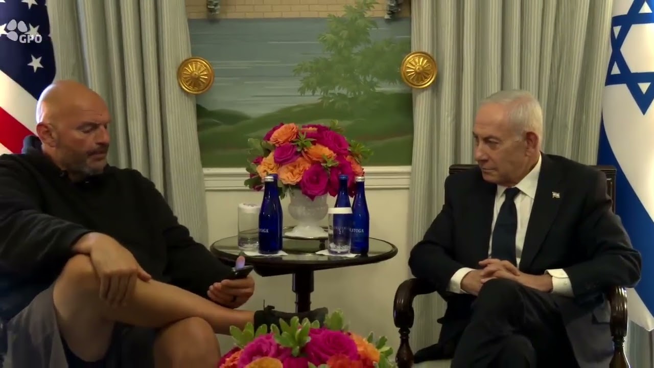 ראש הממשלה נתניהו לסנאטור ג'ון פטרמן: ״אנחנו גאים שאתה ידיד שלנו