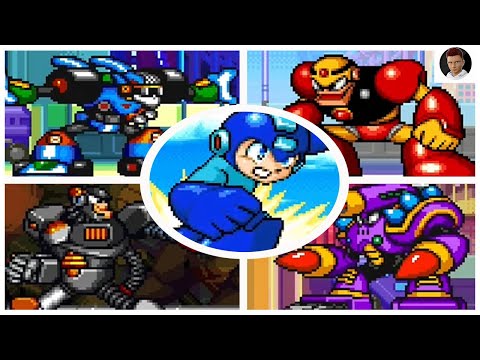 Mega Man: The Power Battle - All Bosses + All Endings (ALL COURSES/NO DEATHS)