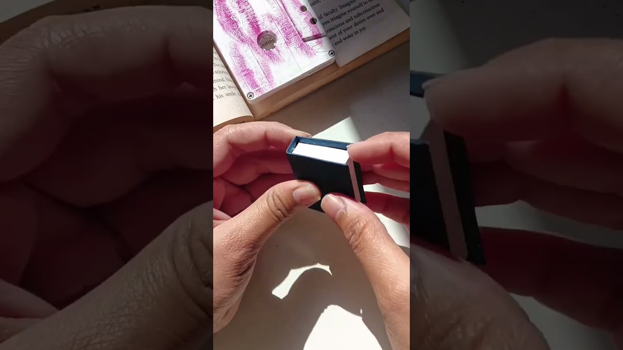 diy miniature books bookmark 🔖 📚 #bookmark #processvideo #aesthetic #diy #craft