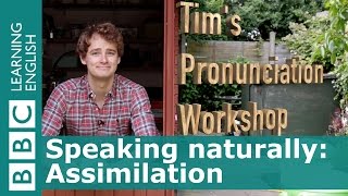 PRONUNCIATION: Assimilation of /t/ and /p/
