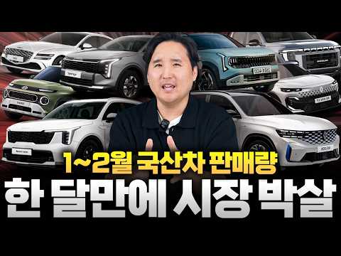 처참히 무너진 상황... 국산차 판매량, 테슬라 한달에 7천대 판매.. 소비자들 화났다.. ????