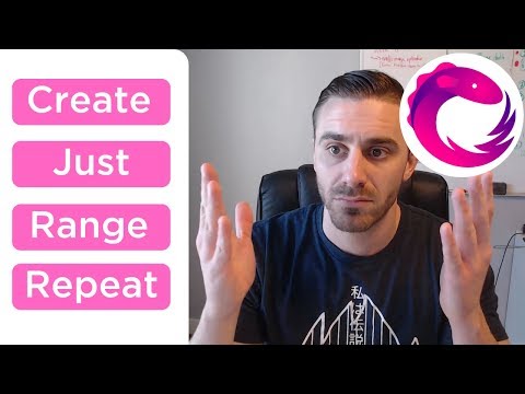Create Just Range Repeat RxJava Operators