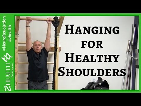 Shoulder pain relief: Hanging for Healthy Shoulders