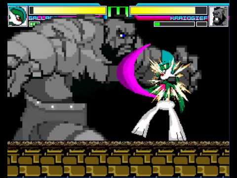 M.U.G.E.N Episode 30 Gallade (Me) vs Kraidgief