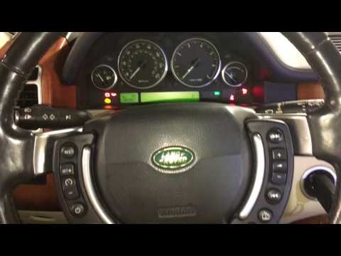 Reset Oil Service Range Rover