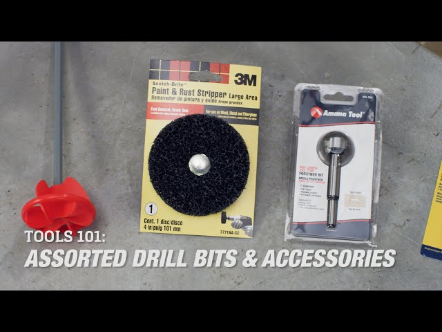 Tools 101: Assorted Drill Bits and Accessories