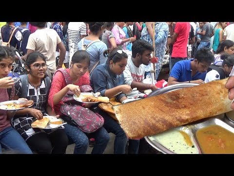 Unlimited Shopping & Eating ( Masala Dosa ) | Street Food Kolkata New Market Video
