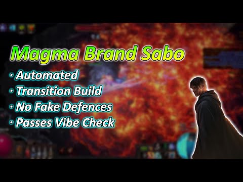 10000% DAMAGE PER CAST!!! - Rolling Magma Brand Saboteur League Start Guide [Path Of Exile 3.26]