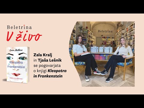 Naslovnica: Beletrina v živo: Coco Mellors: Kleopatra in Frankenstein