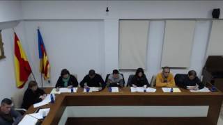 Sessió extraordinària del Ple de l'Ajuntament de Xeraco. Desembre 2016