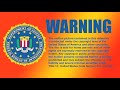 FBI Warning Code Red Releasing Disclaimer 2016