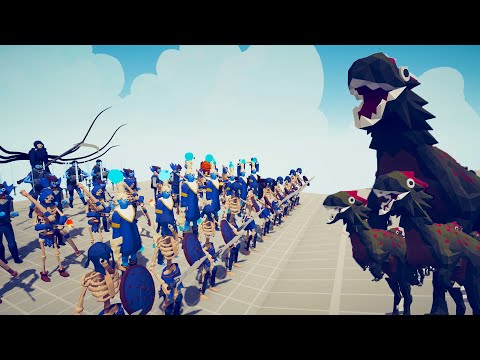 RAPTORS vs EVERY FACTION | TABS Totally Accurate Battle Simulator