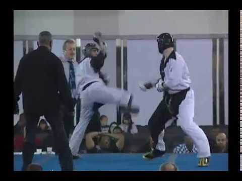 Ross Levine vs Jason Bourelly Mens Final at 2010 Ocean State Grand Nationals Karate Tournament