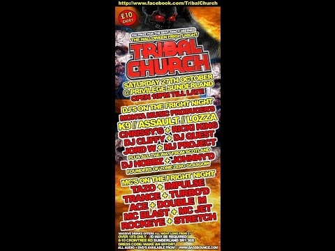K9 Assault & Lozza (Monta Musica) @ Tribal Church Halloween 27.10.2012