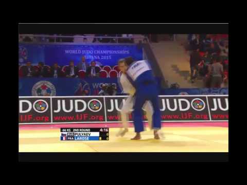 Championnat du Monde de Judo - David Larose (FRA) VS Mikhail Pulyaev (RUS) -66kg - fcedfj