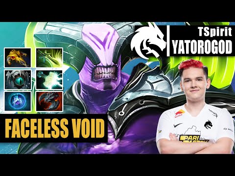 Faceless Void Safelane | TSpirit.YATOROGOD | CRAZY ATTACK SPEED BUILD | 7.31b Gameplay Highlights