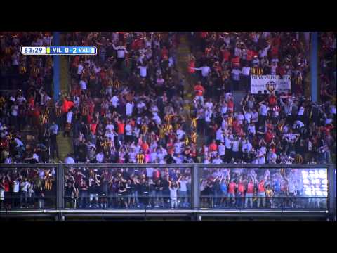 Gol de Mustafi (0-2) en el Villarreal CF - Valencia CF - HD