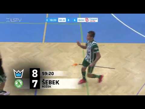 1. KOLO TIPSPORT SUPERLIGY: Technology Florbal MB - FbŠ Bohemians 8:7