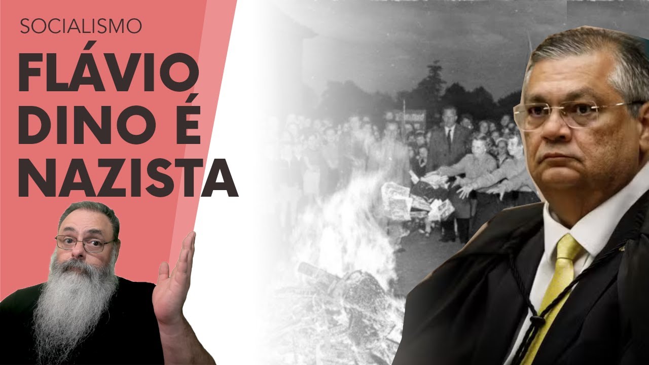 FLÁVIO DINO proíbe LIVROS que não CONFORMAM com sua IDEOLOGIA em PRÁTICA SIMILAR a dos NAZISTAS