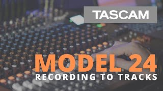 Video thumbnail for TASCAM Model 24 | Recording to Tracks by TASCAM Official