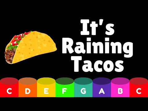 It's Raining Tacos | Boomwhacker Play Along