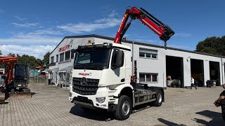 Mercedes-Benz 1848 Arocs SZM 4x4 echter ALLRAD mit Kran Atlas 4x hydr. Funk trekkvogn til salgs - Bilde 4 | Autoline NO Mercedes-Benz 1848 Arocs SZM 4x4 echter ALLRAD mit Kran Atlas 4x hydr. Funk trekkvogn | Bilde 4 - Autoline