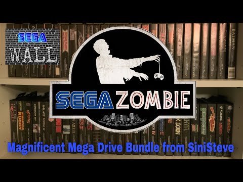Sega wall - Magnificent Mega Drive Bundle from a fellow You Tuber