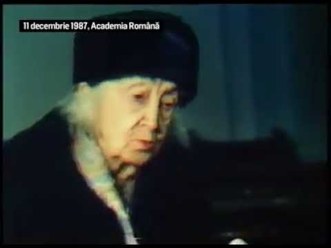 Cella Delavrancea, discurs la Academia Romana