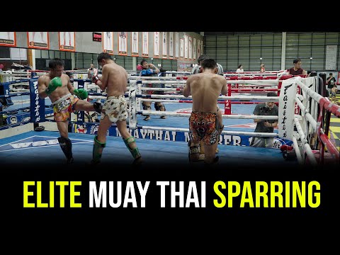 Elite Muay Thai Sparring in Thailand