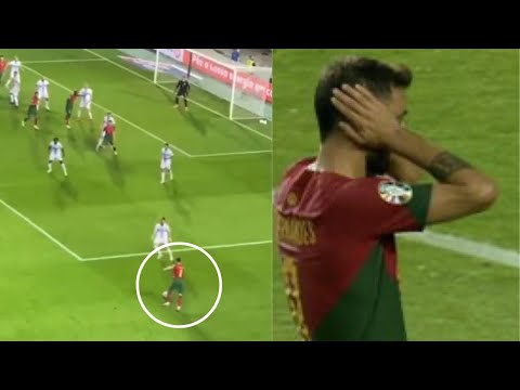 Bruno Fernandes hat trick assists || Portugal vs Luxembourg highlight.