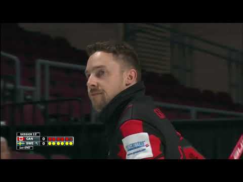 Draw 12 - 2022 LGT World Men's Curling - Gushue (CAN) vs. Edin (SWE)