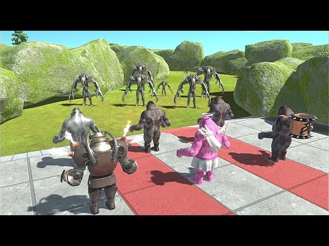 GORO VS SCOURGE CHALLENGE - Animal Revolt Battle Simulator