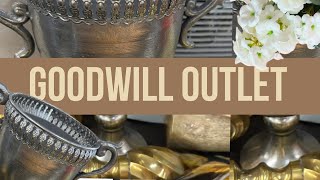GOODWILL BINS OUTLET THRIFT STORE SHOP WITH ME WHILE MY HUSBAND WAITS HAUL THRIFTING FOR HOME DECOR
