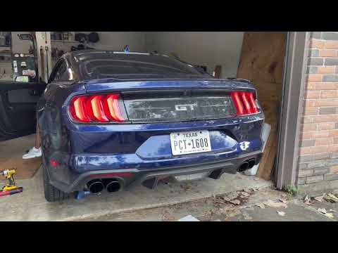 2020 Mustang GT Borla S Type Cat Back Exhaust