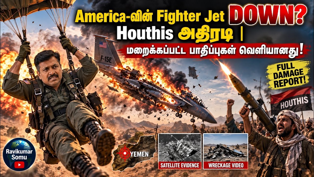 America-வின் Fighter Jet DOWN? Houthis அதிரடி | மறைக்கப்பட்ட பாதிப்புகள் ?