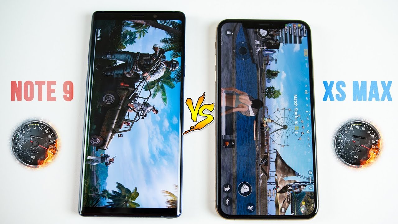 iPhone XS Max vs Galaxy Note 9 SPEED Test - You May Be Surprised..
