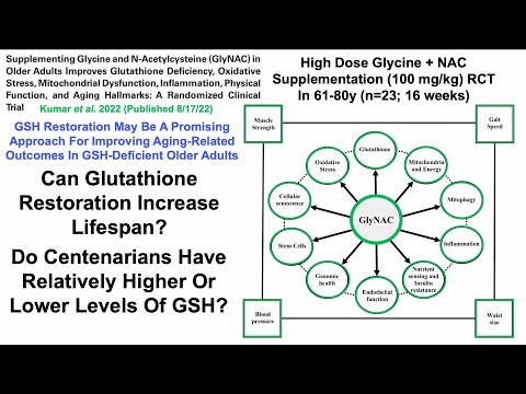 Glycine + N-Acetyl Cysteine Supplementation Increases Lifespan