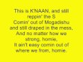 Take A Minute- K'naan (Lyrics) 