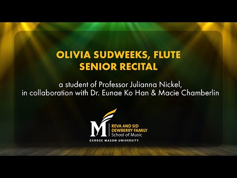 Olivia Sudweeks, Flute, Senior Recital