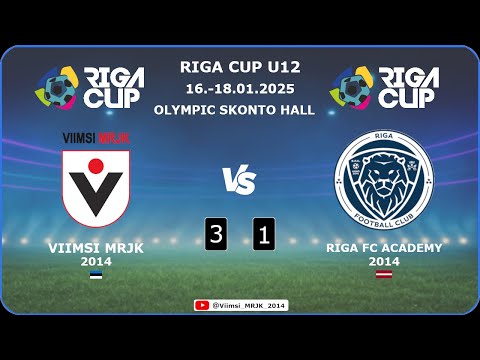 2026.01.17 - Riga CUP U12 - Viimsi MRJK (EST) vs Riga FC Academy (LV) 3-1