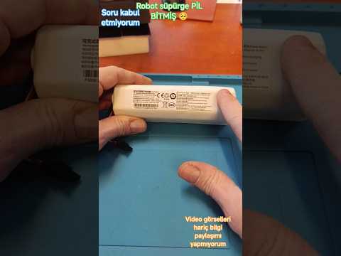 Robot süpürge PİL BİTMİŞ 🥺