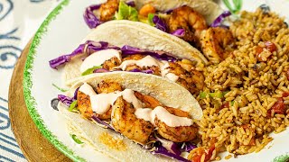 The Most Delicious Shrimp Tacos (Ready in under 30 Mins!)