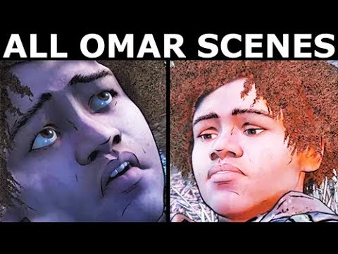All Chef Omar Scenes - The Walking Dead Final Season 4 Episode 2 (Telltale Series)