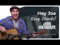 Hey Joe - Jimi Hendrix - Easy Song Beginner ...