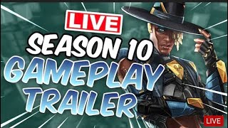 Apex Legends Season 10 Gameplay Trailer Live! ( Serr, Rampart, and more,