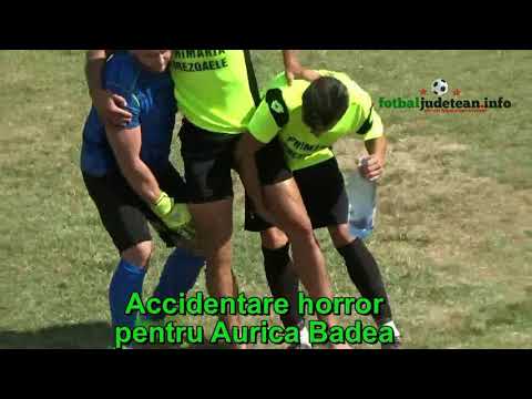 Accidentare horror pentru Aurica Badea in meciul Unirea Ungureni-FC Brezoaele