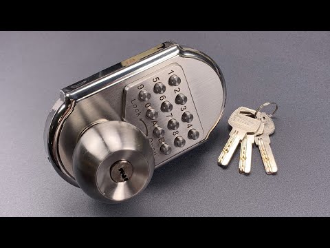 1012】100％メカニカルキーパッドデッドボルトピック＆デコード(エレメイク) ([1012] 100% Mechanical Keypad Deadbolt Picked & Decoded (Elemake))